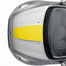 Central Hood Strip Vinyl Decal For Musclecar Focus 2014-2018_5