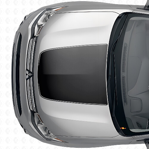 Central Hood Strip Vinyl Decal For Mitsubishi Outlander 2012-2014_1