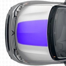 Central Hood Strip Vinyl Decal For Mitsubishi Outlander 2012-2014_2