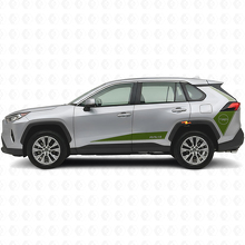 TRD Hockey Style Side Stripes Vinyl Decal For Toyota RAV4 2019-2024_3
