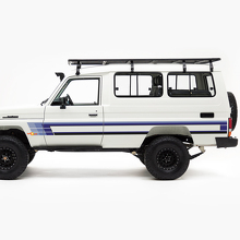 Vintage Style Side Stripes Vinyl Decal Kit For Toyota Land Cruiser J75_3