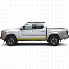 Mountain Style Rocker Panel Stripes Vinyl Decal For Toyota Tacoma 2016-2023_6