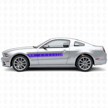 5.0 High Performance Side Stripes Vinyl Decal Kit for Musclecar Musclecarmodel 2010-2014_2