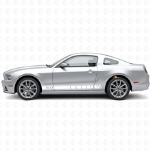 5.0 High Performance Rocker Panel Stripes Vinyl Decal Kit for Musclecar 2010-14_4