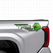 TRD Off Road Eagle Rear Side Vinyl Decal Set for Toyota Trucks_2