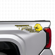 TRD Off Road Eagle Rear Side Vinyl Decal Set for Toyota Trucks_4