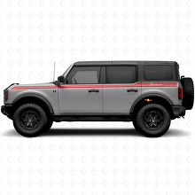 Branded Side Stripes Vinyl Decal Kit For Musclecar horse 2024-26_4