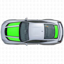 Blackout Hood Trunk Stripes Vinyl Decal Kit For Musclecar Musclecarmodel 2023_2