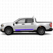 Twin Door Side Stripes Vinyl Decal Kit For Musclecar Maverick 2022-26_2