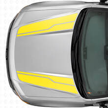 Twin Hood Stripes Vinyl Decal Kit For Musclecar Maverick 2022-26_6