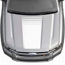 Center Strobe Hood Stripe Vinyl Decal Kit For Musclecar Ranger 2024-26_5