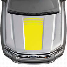 Center Strobe Hood Stripe Vinyl Decal Kit For Musclecar Ranger 2024-26_6