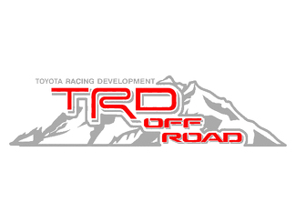 2 TOYOTA TRD OFF  Mountain  TRD racing development side vinyl decal sticker