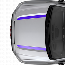 Double Hood Stripes Vinyl Decals Set for GMC Sierra 1500 AT4X 2026_2