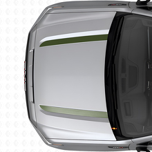 Double Hood Stripes Vinyl Decals Set for GMC Sierra 1500 AT4X 2026_3