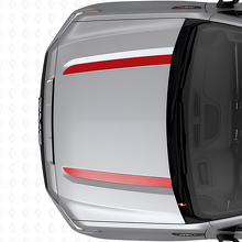 Double Hood Stripes Vinyl Decals Set for GMC Sierra 1500 AT4X 2026_4
