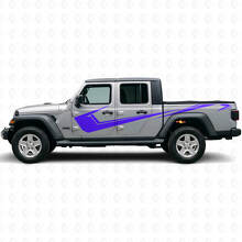 Angular Side Stripes Vinyl Decals Kit for Jeep Gladiator 2020-27_2