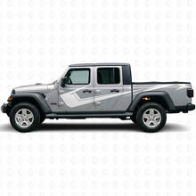 Angular Side Stripes Vinyl Decals Kit for Jeep Gladiator 2020-27_5