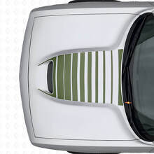Strobe Hood Vent Stripes Vinyl Decal for Dodge Challenger 2015+_3
