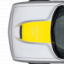 Blackout Custom Hood Vent Vinyl Decal for Dodge Challenger 2015+_6