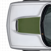 Blackout Outline Hood Vinyl Decal for Dodge Challenger 2015+_3
