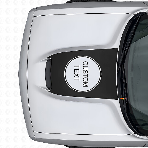 Custom Lettering Hood Vinyl Decal for Dodge Challenger 2015+