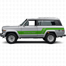 Cherokee Chief Side Stripes Vinyl Decal Kit for Jeep Cherokee 1979_3