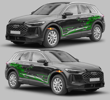 Interwoven Techno Style Side Stripes Vinyl Decal Kit for Audi Q5_3