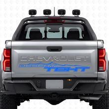 Desert Style Custom Text Tailgate Vinyl Decal for Chevrolet Colorado ZR2 _2