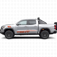 Desert Style Custom Text Door Side Vinyl Decal Kit for Chevrolet Colorado ZR2 _4