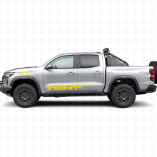 Desert Style Custom Text Door Side Vinyl Decal Kit for Chevrolet Colorado ZR2 _5