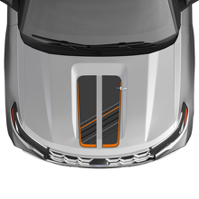 Decorated Hood Stripes Vinyl Decal Kit for Ford Explorer ST 2020-26_2