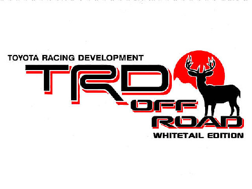 TRD Off Road Whitetail Edition Vinyl Decals for Toyota FJ Cruiser