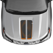 Dots Style Dual Hood Stripes Vinyl Decal Kit for Musclecar Explorer ST 2020-26_2