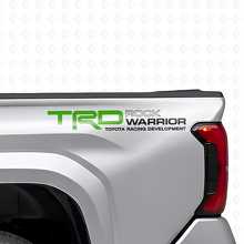 TRD Rock Warrior Bed Side Vinyl Decal Set for Toyota Trucks_3