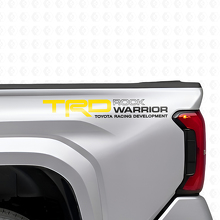 TRD Rock Warrior Bed Side Vinyl Decal Set for Toyota Trucks_5