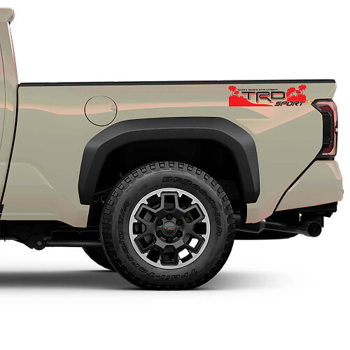 TRD Off Sport Beach Side Decal Set for Toyota