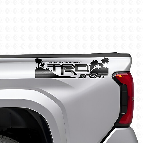 TRD Off Sport Beach Side Vinyl Decal Set for Toyota Trucks