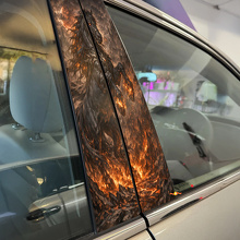 Black Stallion Door Pillar Vinyl Decal Set_2