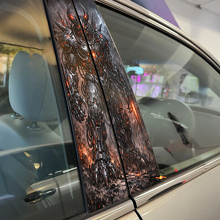 Cyber Demon Door Pillar Vinyl Decal Set_2