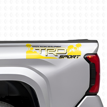 TRD Off Sport Beach Style Rear Side Vinyl Decal Set for Toyota Trucks_5