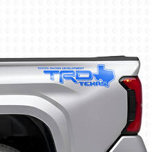 TRD Style Texas Map Side Vinyl Decal Pair for Toyota Trucks_2