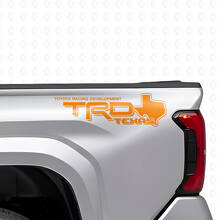 TRD Style Texas Map Side Vinyl Decal Pair for Toyota Trucks_4