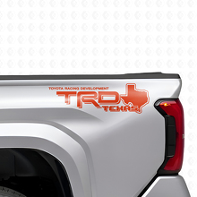 TRD Style Texas Map Side Vinyl Decal Pair for Toyota Trucks_5