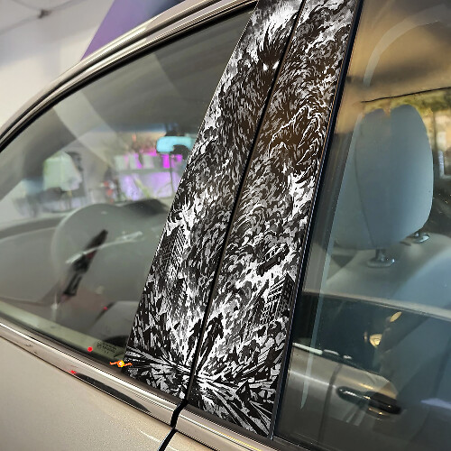 Shadow Titan Door Pillar Vinyl Decal Set