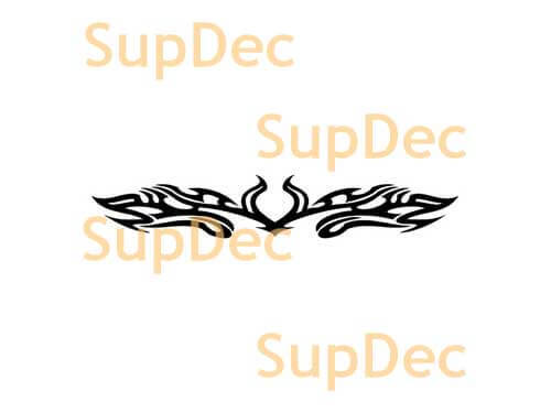 Tribal Wing Shape Vinyl Decal For Cars 