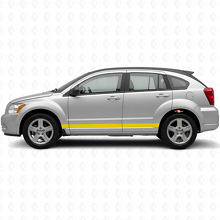 Straight Side Stripes Vinyl Decal Kit for Dodge Caliber 2007+_5