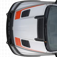 Hockey Stick Style Custom Hood Vinyl Decal Set for Dodge Ram Sport 2019+_4