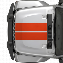 Dual Hood Stripes Vinyl Decal for Jeep Wrangler 2007+_4