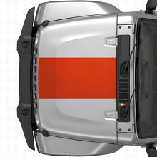 Central Wide Hood Stripe Vinyl Decal for Jeep Wrangler 2007+_4